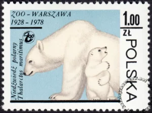 50 lecie warszawskiego ZOO znaczek numer 2438