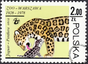 50 lecie warszawskiego ZOO znaczek numer 2440