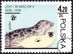 50 lecie warszawskiego ZOO znaczek numer 2441