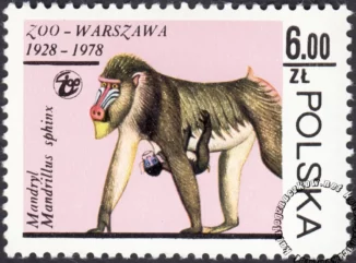 50 lecie warszawskiego ZOO znaczek numer 2443