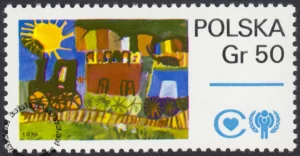 Międzynarodowy Rok Dziecka znaczek numer 2456