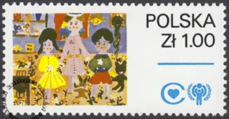 Międzynarodowy Rok Dziecka znaczek numer 2457
