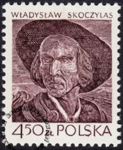 Polska grafika współczesna znaczek numer 2463