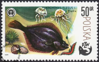 100 lat wędkarstwa polskiego znaczek numer 2470