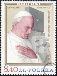 Wizyta papieża Jana Pawła II w Polsce znaczek numer 2483
