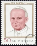 Wizyta papieża Jana Pawła II w Polsce znaczek numer 2484A