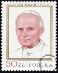 Wizyta papieża Jana Pawła II w Polsce znaczek numer 2484A
