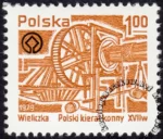 Kopalnia soli w Wieliczce znaczek numer 2490