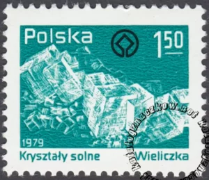Kopalnia soli w Wieliczce znaczek numer 2491