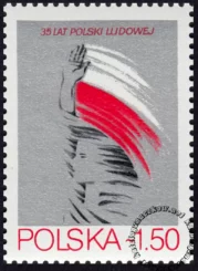 35 lecie PRL znaczek numer 2492