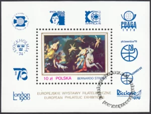 Europejskie Wystawy Filatelistyczne blok numer 64