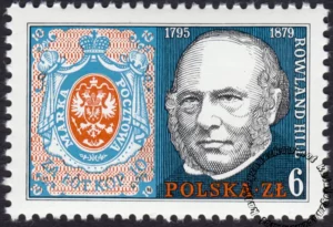 100 rocznica śmierci Rowlanda Hilla znaczek numer 2494