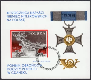 40 rocznica napaści Niemiec hitlerowskich na Polskę blok numer 65