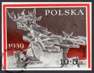 40 rocznica napaści Niemiec hitlerowskich na Polskę znaczek numer 2498