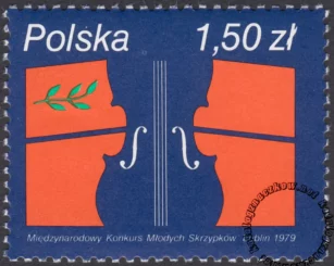 Międzynarodowy konkurs Młodych Skrzypków w Lublinie znaczek numer 2500
