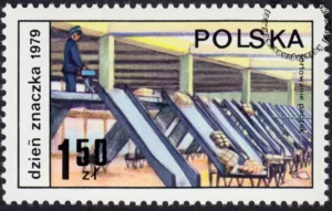 Dzień Znaczka - postęp pocztowy znaczek numer 2504