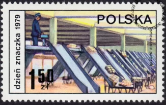 Dzień Znaczka - postęp pocztowy znaczek numer 2504