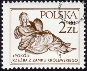 Arcydzieła sztuki - rzeźba Pokój znaczek numer 2507