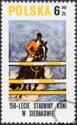 150 lecie stadniny koni w Sierakowie znaczek numer 2523