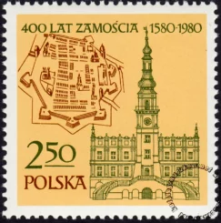 400 lecie Zamościa znaczek numer 2531