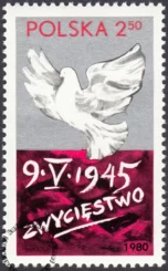 35 rocznica zwycięstwa nad faszyzmem znaczek numer 2536