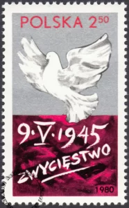 35 rocznica zwycięstwa nad faszyzmem znaczek numer 2536