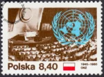 35 rocznica powstania ONZ znaczek numer 2565