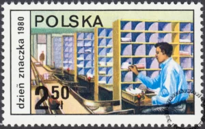 Dzień Znaczka - postęp pocztowy znaczek numer 2568