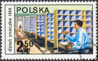 Dzień Znaczka - postęp pocztowy znaczek numer 2568