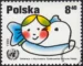 Deklaracja ONZ o wychowaniu społeczeństwa w duchu pokoju znaczek numer 2571