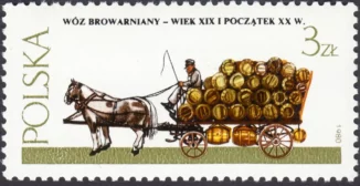 Warszawskie pojazdy konne znaczek numer 2575