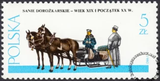 Warszawskie pojazdy konne znaczek numer 2576