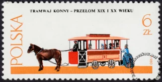 Warszawskie pojazdy konne znaczek numer 2577