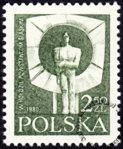 Odsłonięcie pomnika Powstańców Śląskich w Zdzieszowicach znaczek numer 2579