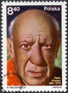 100 rocznica urodzin Pabla Picassa znaczek numer 2580