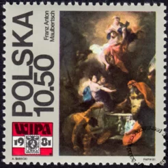 Międzynarodowa Wystawa Filatelistyczna Wipa 81 w Wiedniu znaczek numer 2588