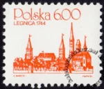 Polskie miasta na starych rycinach znaczek numer 2591