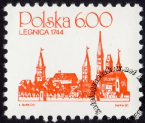 Polskie miasta na starych rycinach znaczek numer 2591