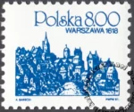 Polskie miasta na starych rycinach znaczek numer 2593