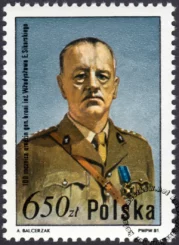100 rocznica urodzin gen. W .E. Sikorskiego znaczek numer 2594
