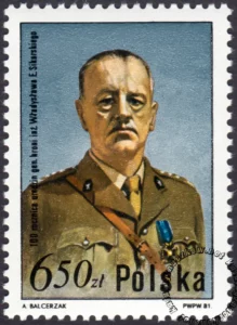 100 rocznica urodzin gen. W .E. Sikorskiego znaczek numer 2594
