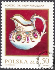 Polska ceramika szlachetna znaczek numer 2598