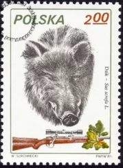 Łowiectwo znaczek numer 2603