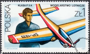 Sport modelarski znaczek numer 2614