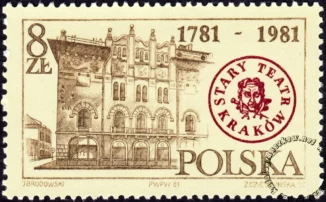 200 lat Starego Teatru w Krakowie znaczek numer 2632