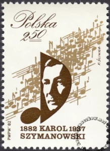 100 rocznica urodzin Karola Szymanowskiego znaczek numer 2657