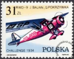 50 lecie zwycięstwa polskich lotników - Challenge znaczek numer 2659