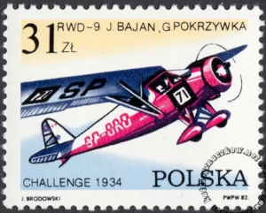 50 lecie zwycięstwa polskich lotników - Challenge znaczek numer 2659