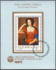 Międzynarodowa Wystawa Filatelistyczna Philaxfrance 82 w Paryżu blok numer 74