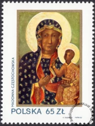 600 lat obecności Obrazu Jasnogórskiego w klasztorze O.O. Paulinów w Częstochowie znaczek numer 2672